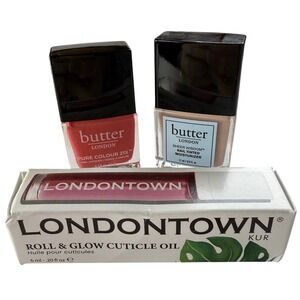 Luxury Mani Duo butter LONDON Sheer Wisdom Tinted Moisturizer + Londontown Oil
